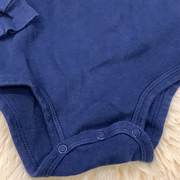 Carter’s Matching 2 piece Set with Long Sleeve Blue Shirt and Red Sweatpants 24M - Picture 4 of 8